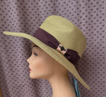 Christy Large Brim Fedora with Fancy Bow