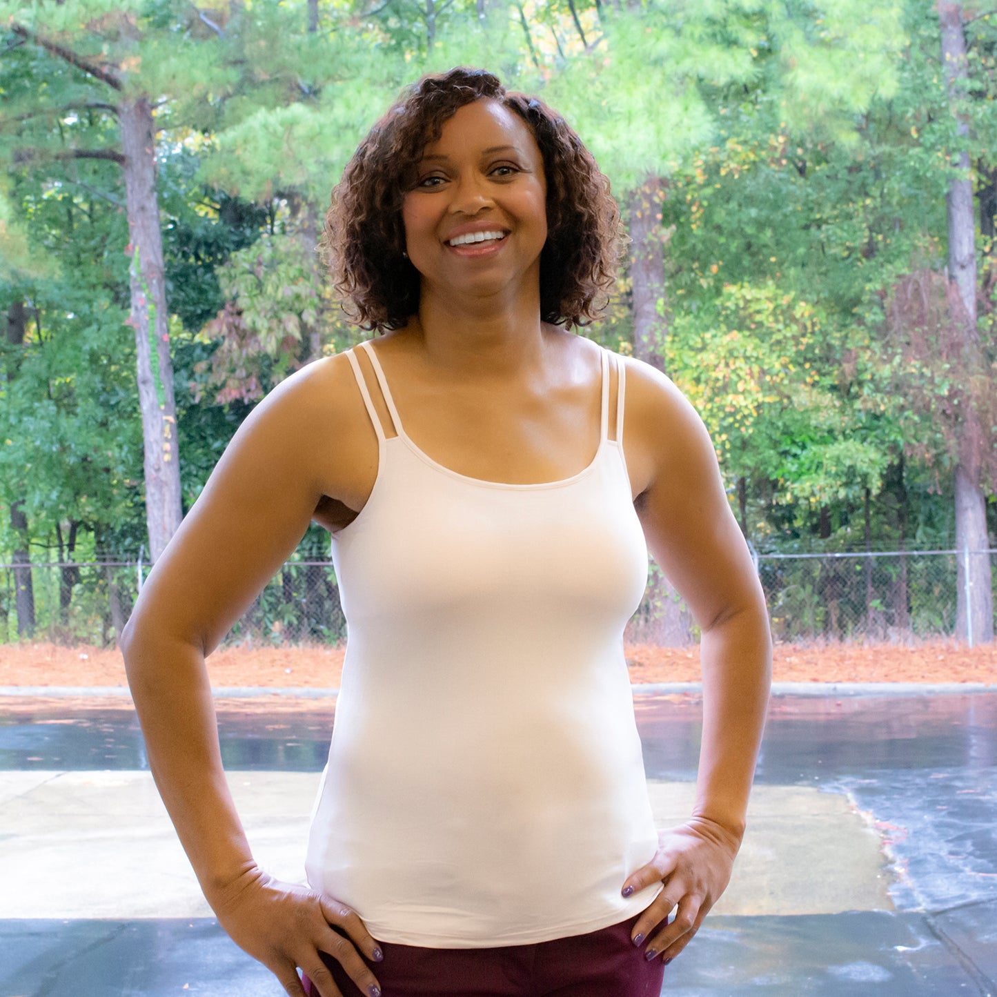 American Breast Care Kalena Camisole in Blush