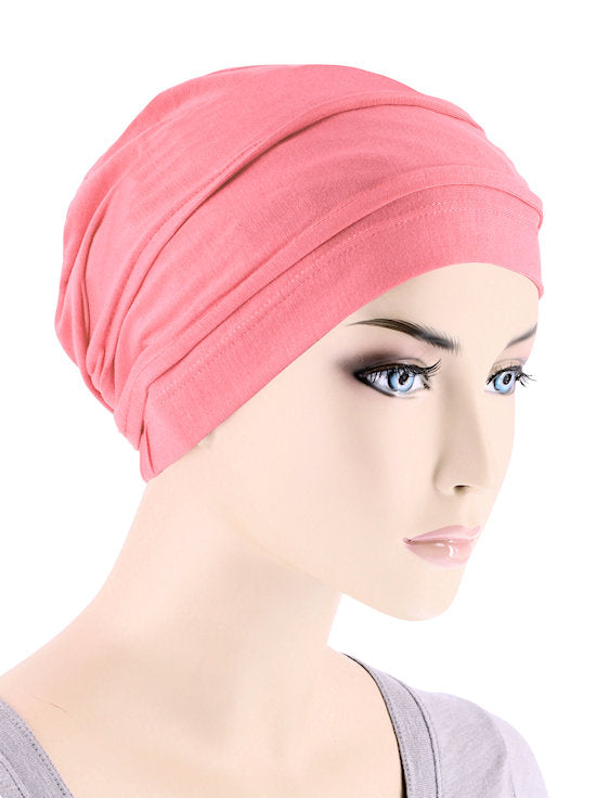 Turban Plus Bamboo Pleated Cap