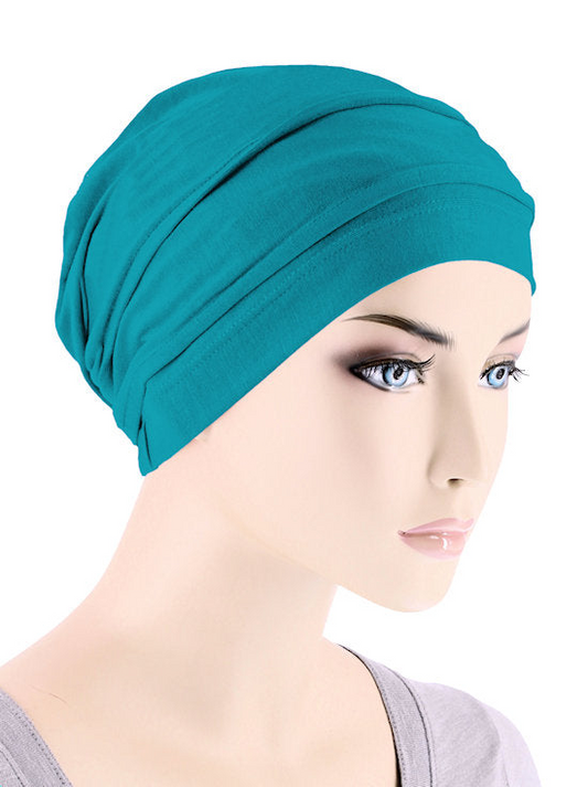 Turban Plus Bamboo Pleated Cap