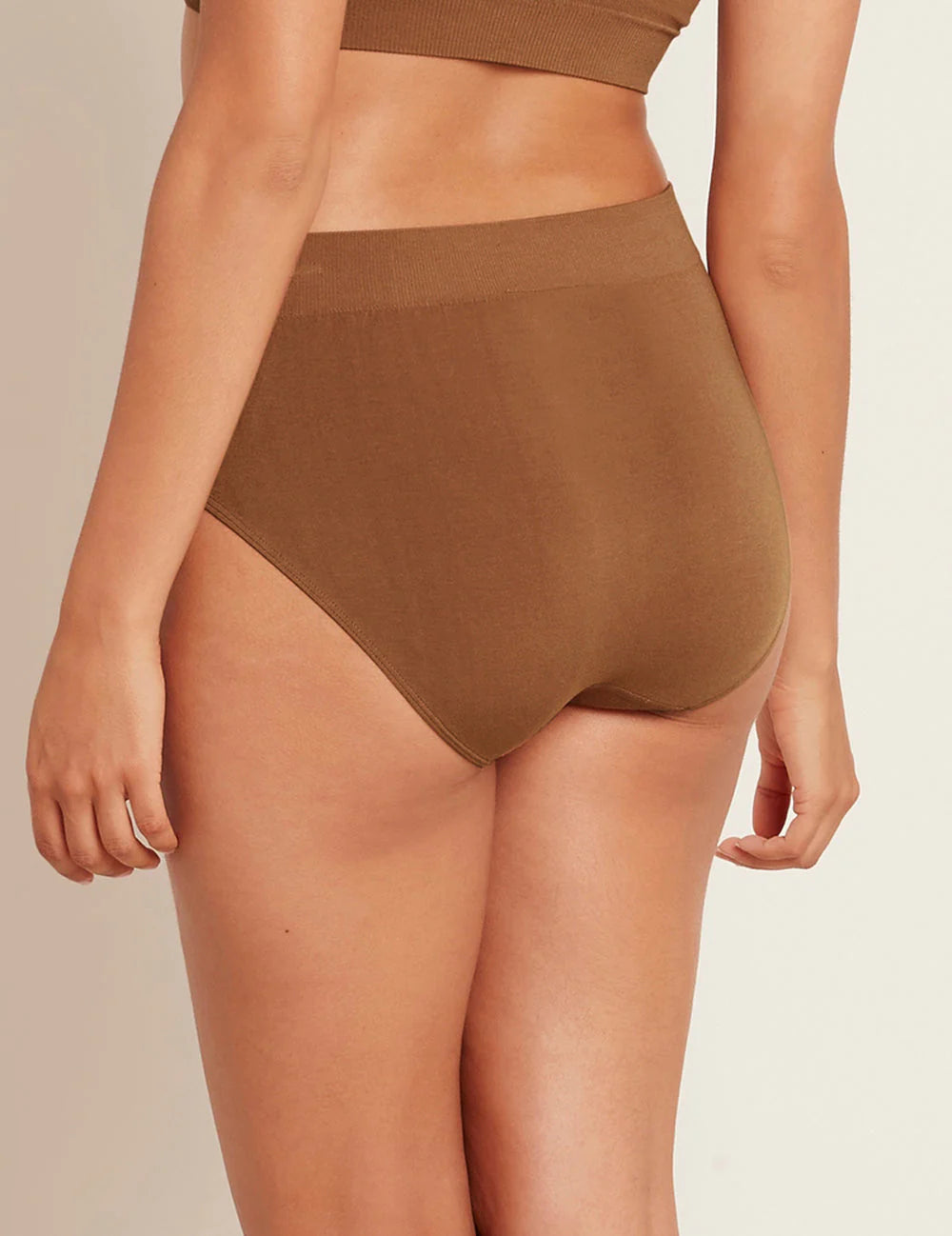 Boody Womens Full Brief in Nude 4-back view