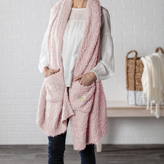 Demdaco Pink Giving Shawl-Giving Collection