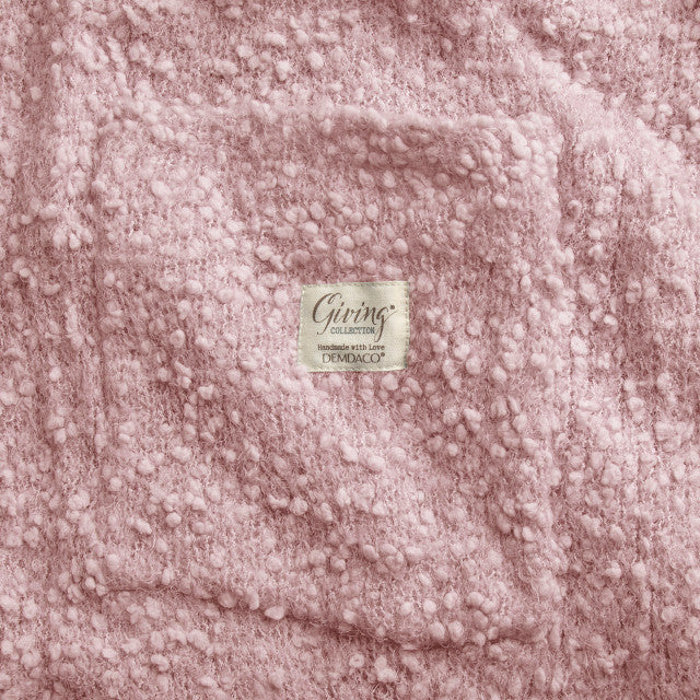 Demdaco Pink Giving Shawl-Giving Collection giving collection tag