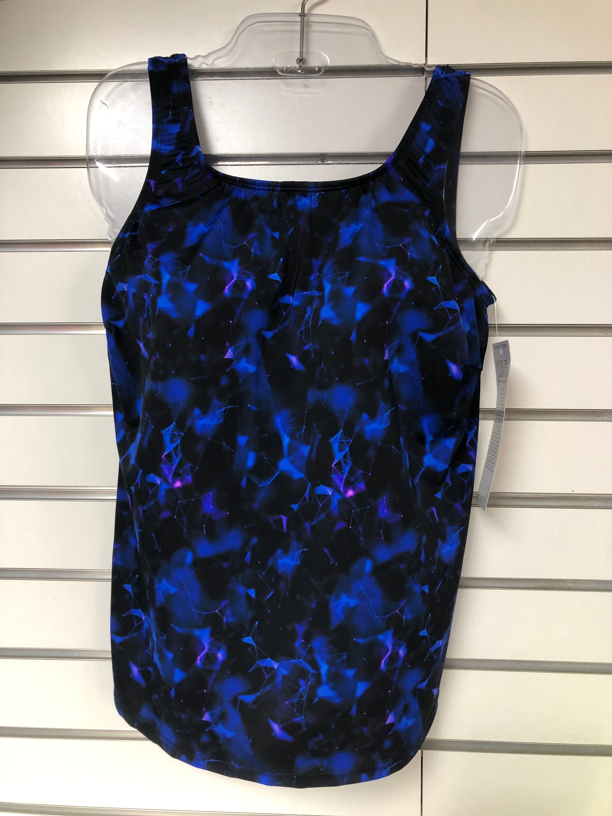T.H.E. 32-60 HIGH NECK TANKINI MASTECTOMY SWIM TOP in 763