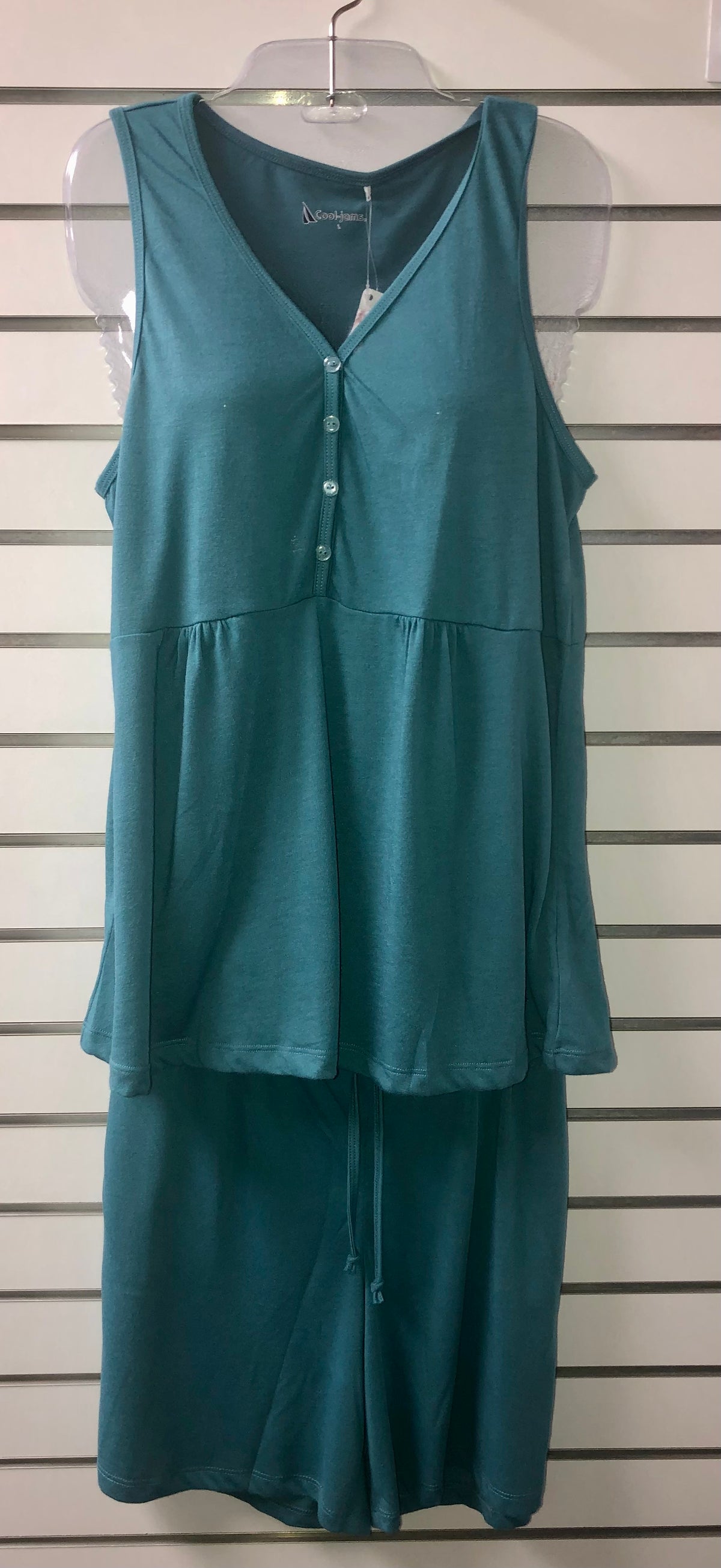 Cool-jams CLOSEOUT! T-4945 Babydoll Top and Shorts Separates