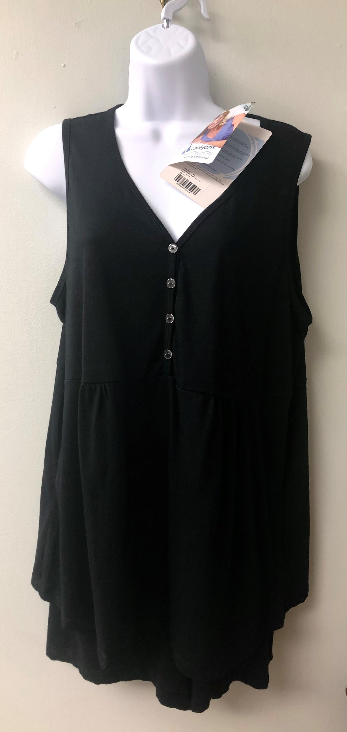 Cool-jams CLOSEOUT! T-4945 Babydoll Top and Shorts Separates