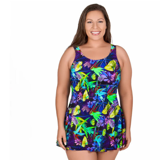 T.H.E. Women's Plus Size Swimdress 996-80