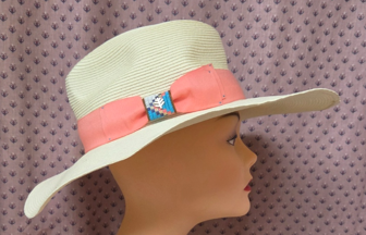 Christy Large Brim Fedora with Fancy Bow