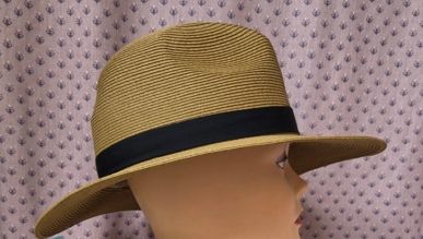Peyton Packable Panama Style Fedora