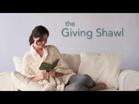 Demdaco Pink Giving Shawl-Giving Collection video