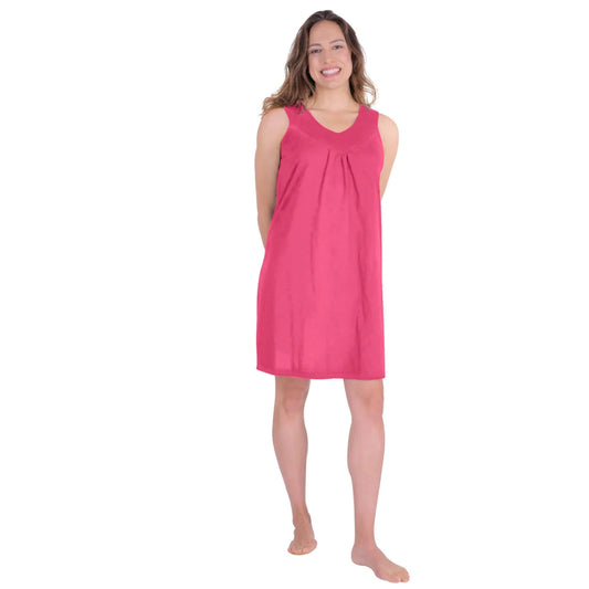 Cool Jams Women's Moisture Wicking Gathered Tank Nightgown