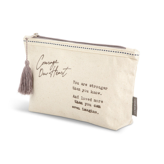 Demdaco Dear You Zip Pouch - Courage Collection